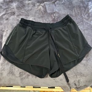 Black Lululemon shorts size 6